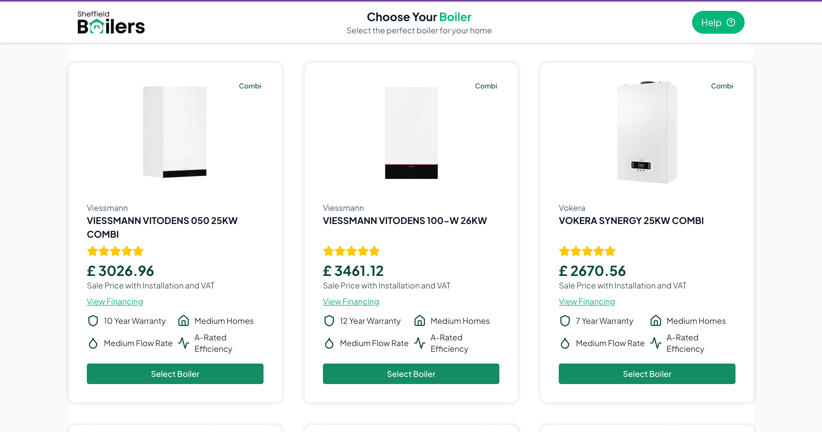 Boiler calculator demo — step 2