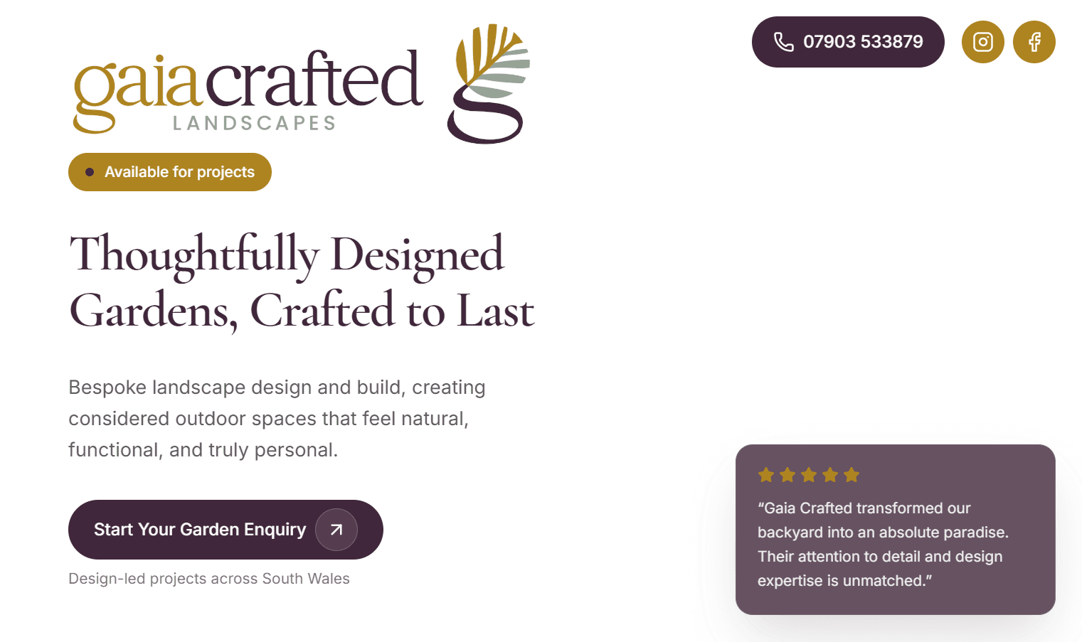 Gaia Crafted Landscapes