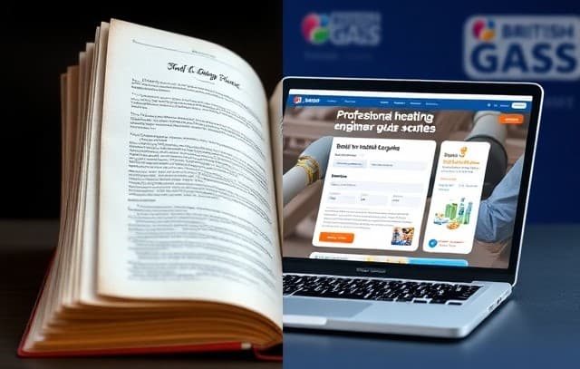 Professional website vs basic site comparison showing conversion rate differences