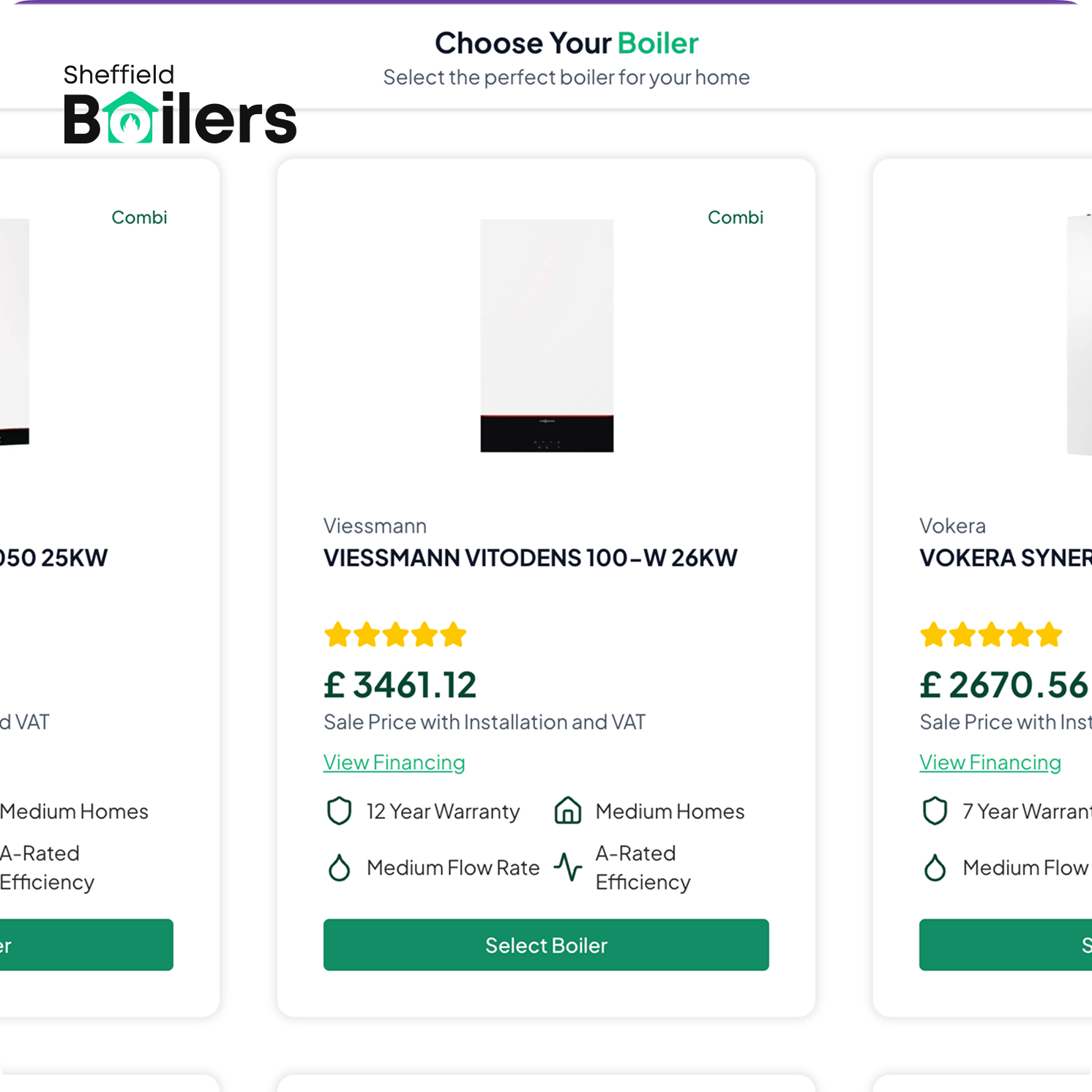 Advanced Boiler Selection System